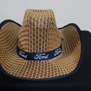 Ford Motor Company Western Straw Cowboy Hat